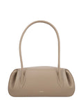 Yuzefi Oyster Gathered Shoulder Bag — Same as shown — Size One Size — Front View