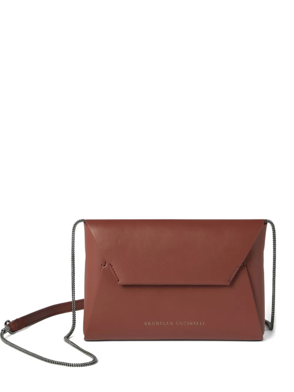 Brunello Cucinelli Bc Duo Flap Chain Strap Shoulder Bag — Same as shown — Size One Size — Front View