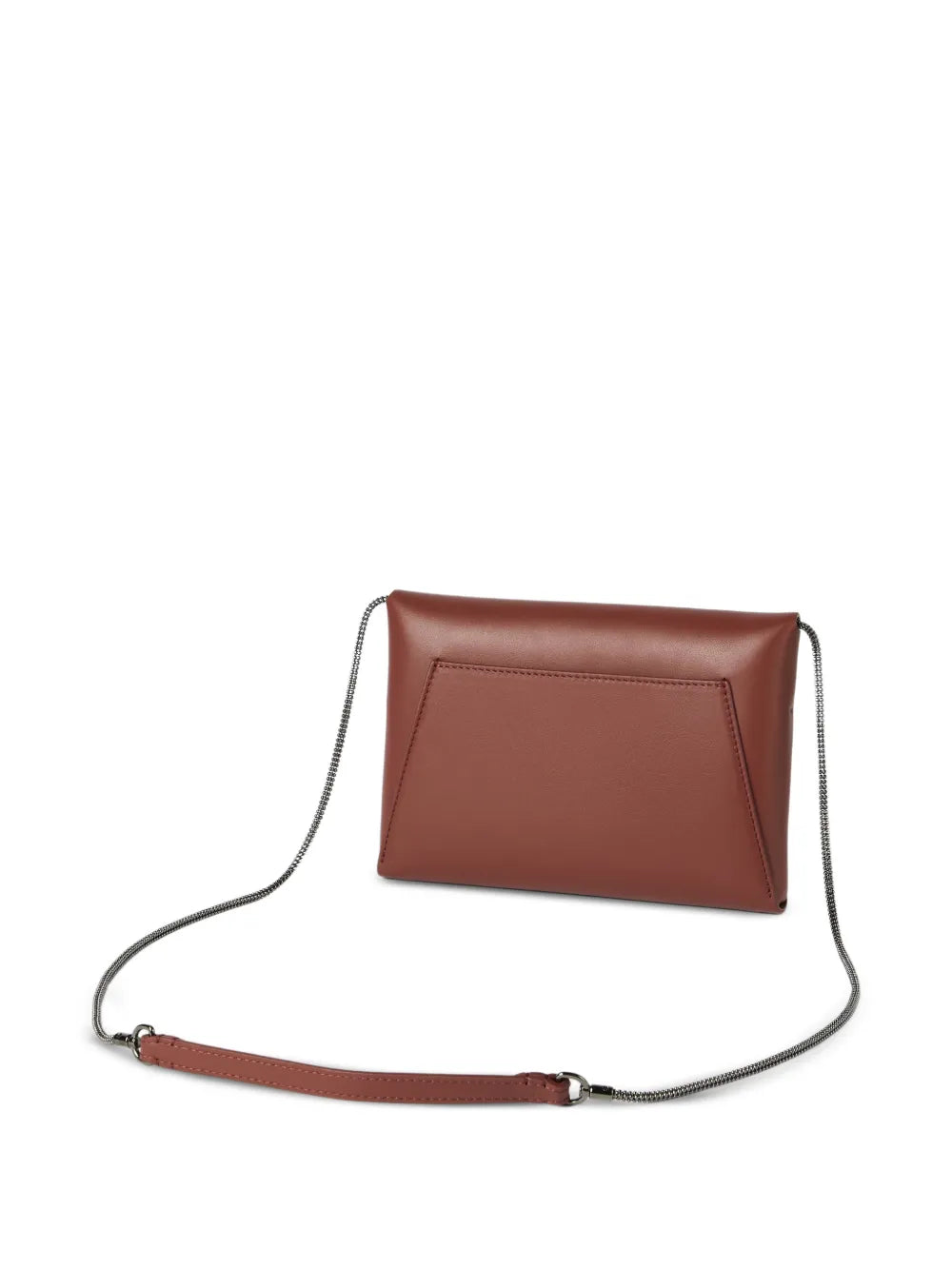Brunello Cucinelli Bc Duo Flap Chain Strap Shoulder Bag — Same as shown — Size One Size — Back View