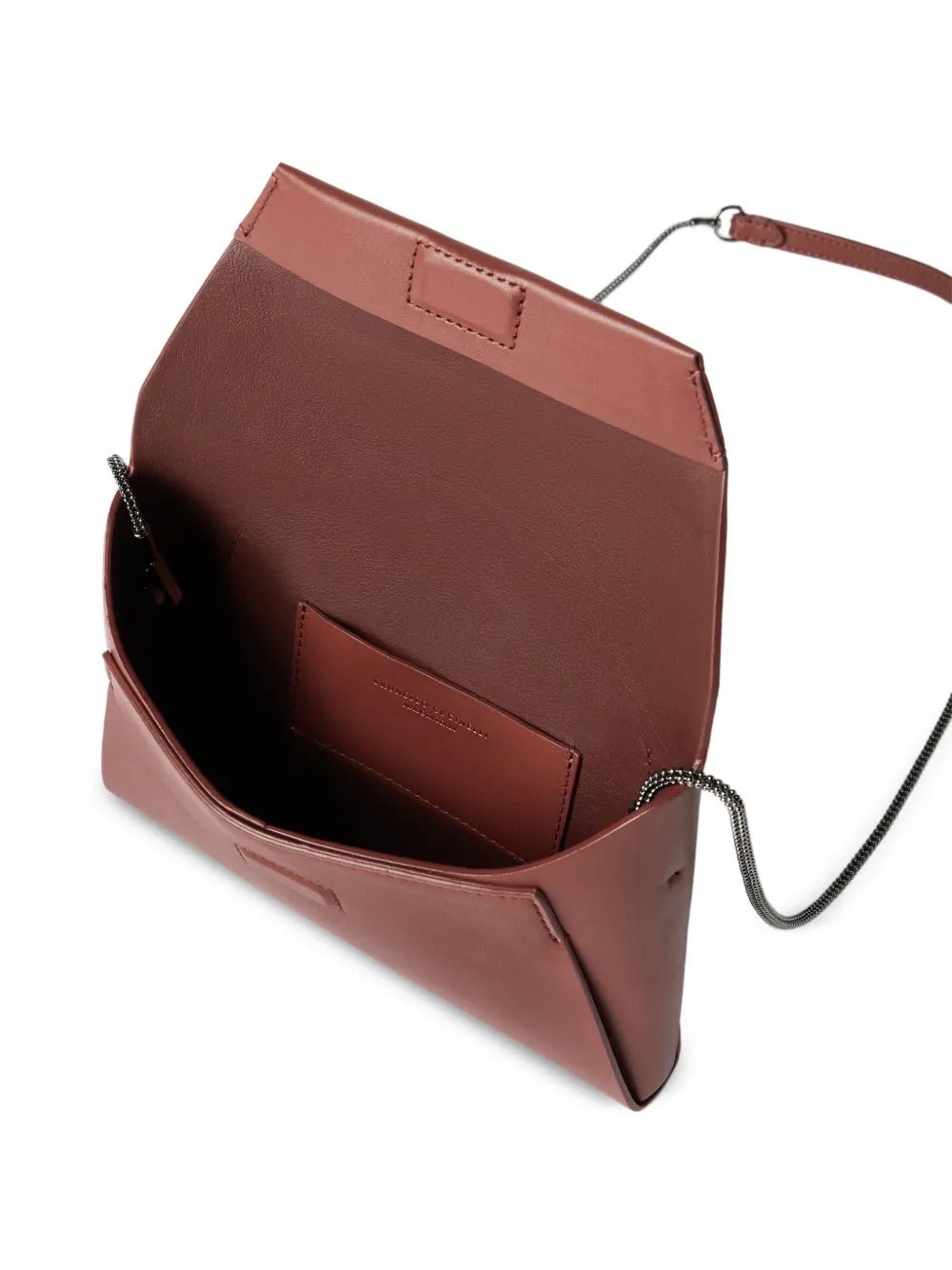 Brunello Cucinelli Bc Duo Flap Chain Strap Shoulder Bag — Same as shown — Size One Size — Top View