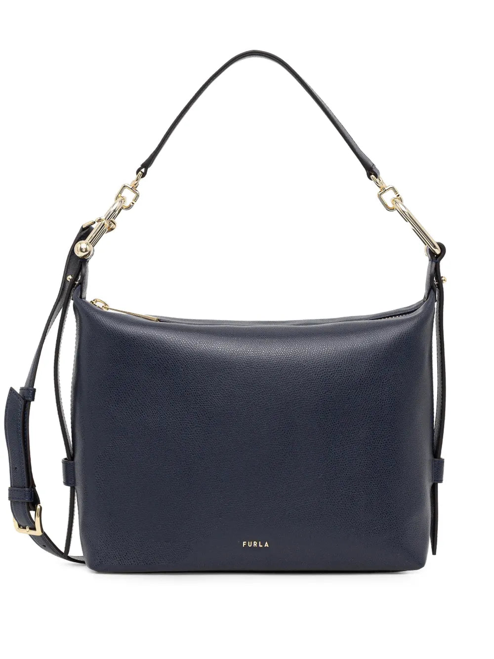 Furla M Tonie Hobo Leather Crossbody Bag — Same as shown — Size One Size — Front View