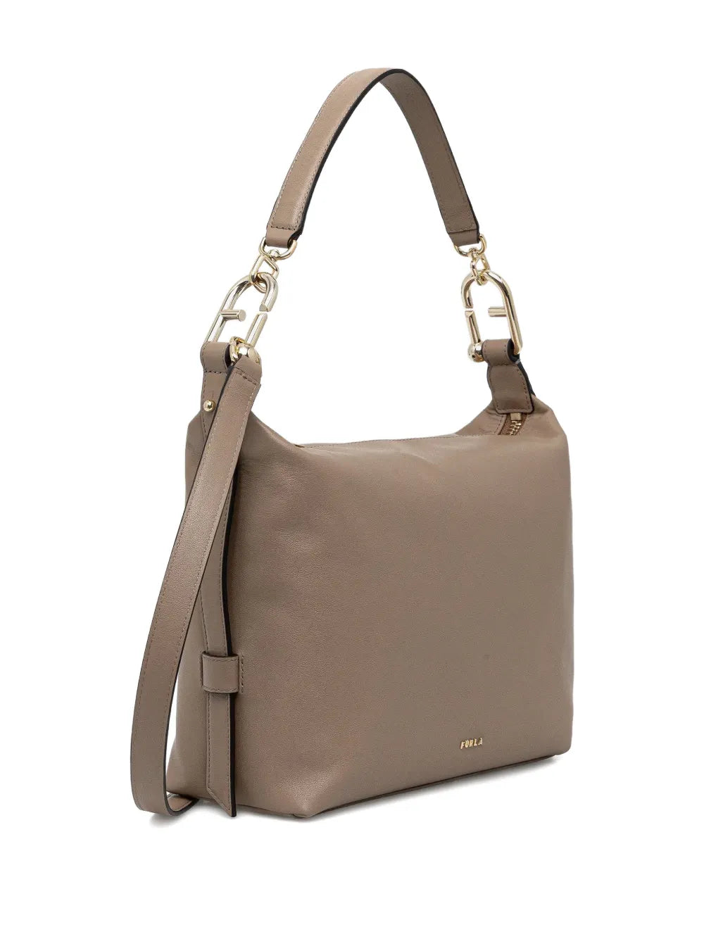 Furla M Tonie Hobo Leather Crossbody Bag — Same as shown — Size One Size — Side View