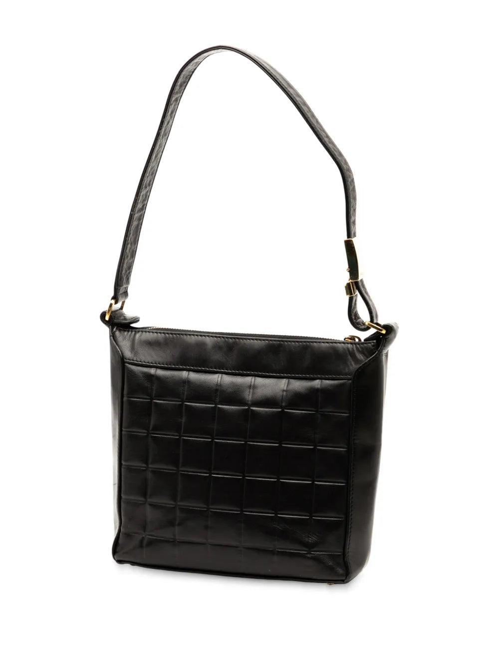 Chanel Pre Owned 2000 2002 Cc Chocolate Bar Lambskin Shoulder Bag — Same as shown — Size One Size — Back View