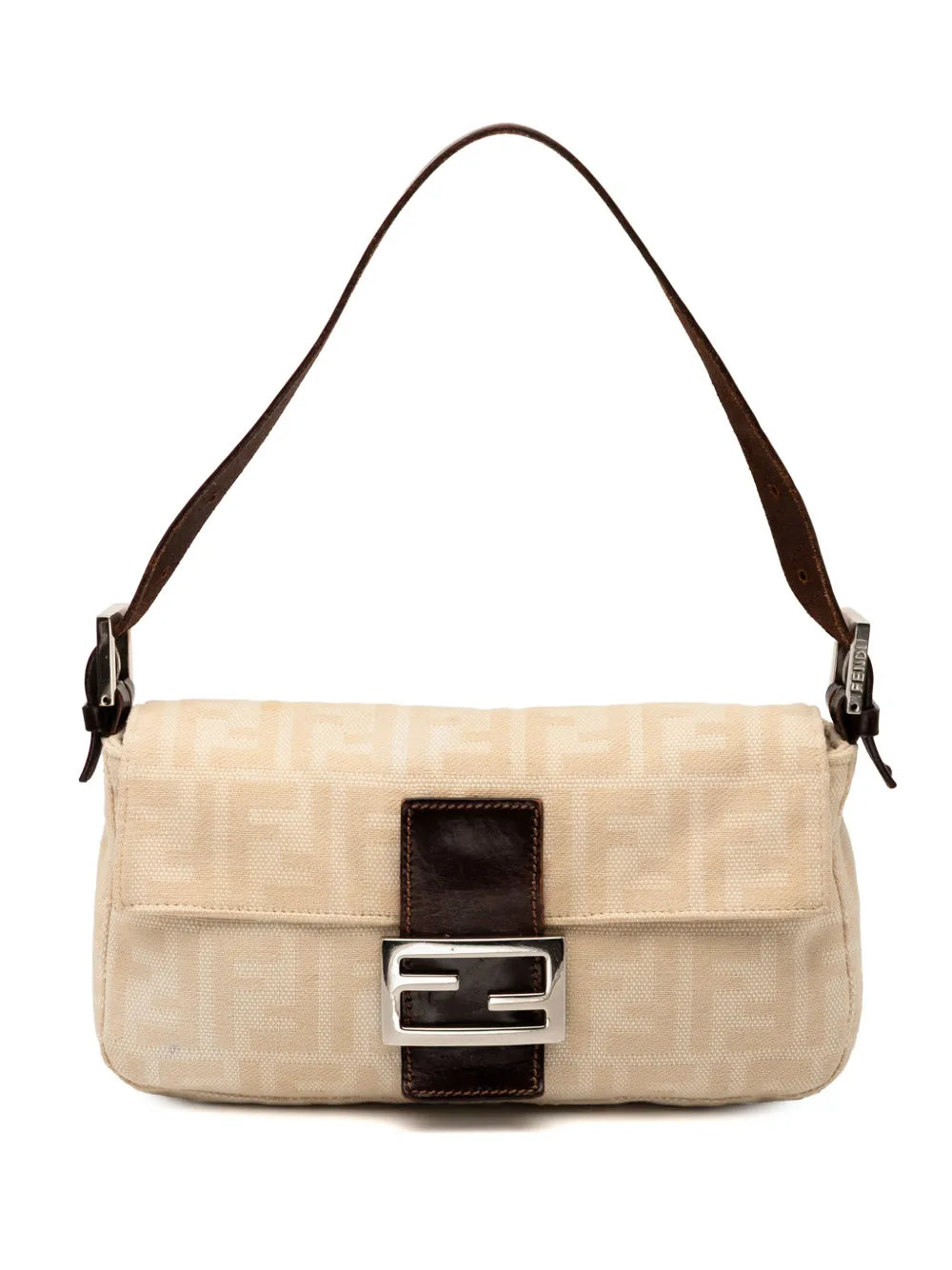 Fendi Pre Owned 20Th Century Zucca Canvas Baguette Shoulder Bag — Same as shown — Size One Size — Front View