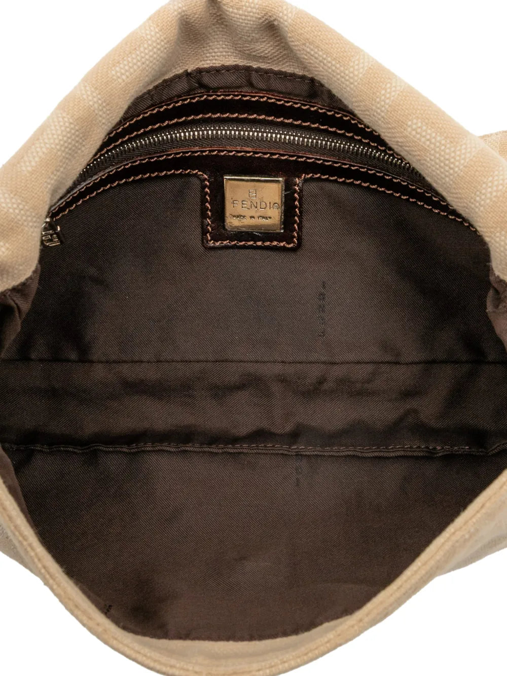 Fendi Pre Owned 20Th Century Zucca Canvas Baguette Shoulder Bag — Same as shown — Size One Size — Detail View