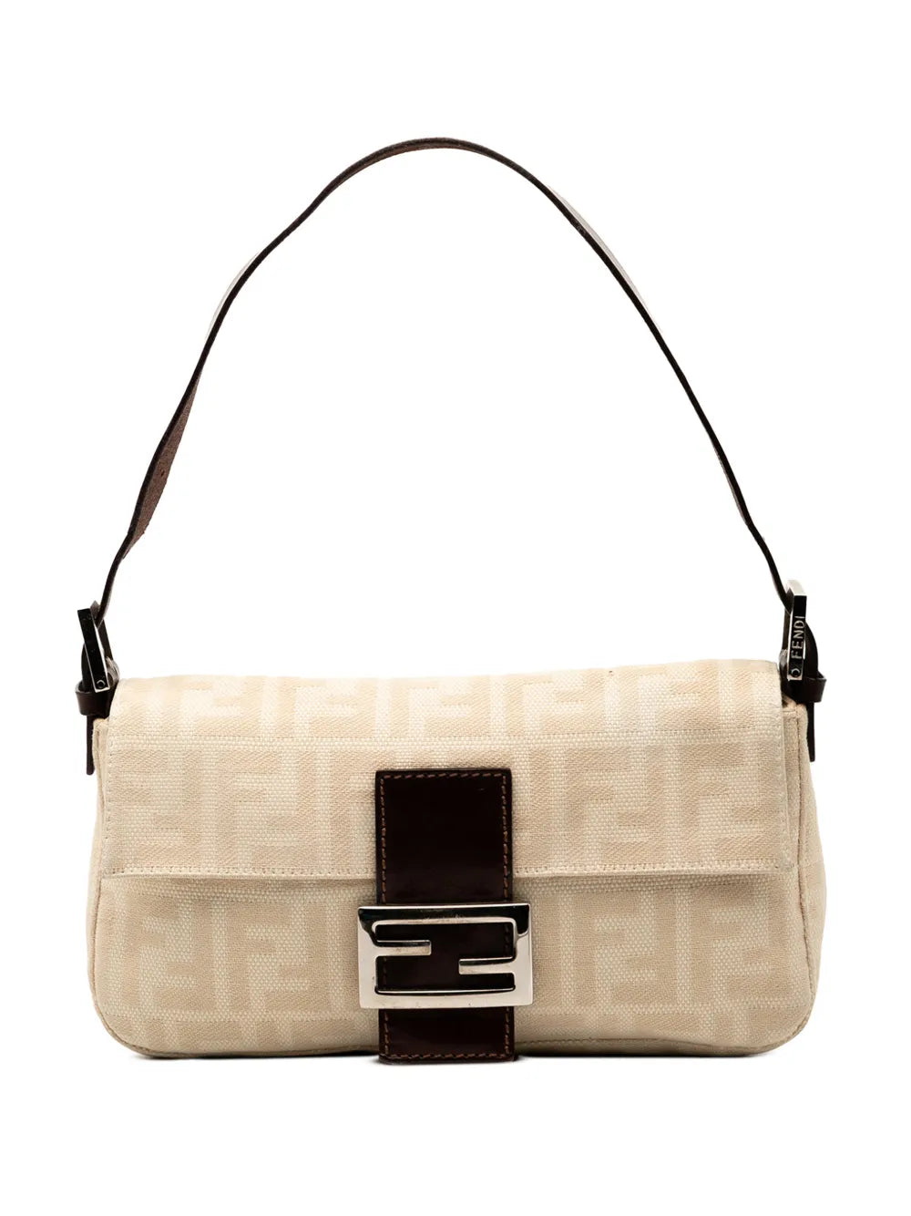 Fendi Pre Owned 2000 2010 Zucca Canvas Baguette Shoulder Bag — Same as shown — Size One Size — Front View