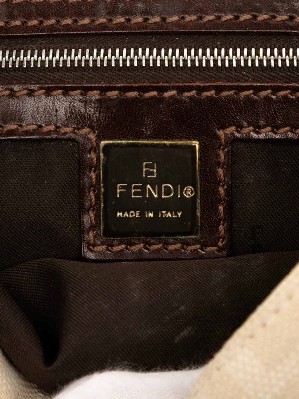 Fendi Pre Owned 2000 2010 Zucca Canvas Baguette Shoulder Bag — Same as shown — Size One Size — Lifestyle View