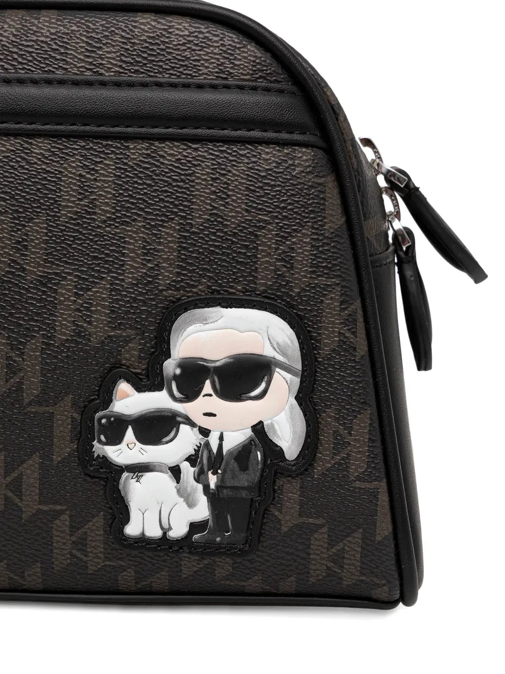 Karl Lagerfeld Ikon Monogram Shoulder Bag — Same as shown — Size One Size — Top View