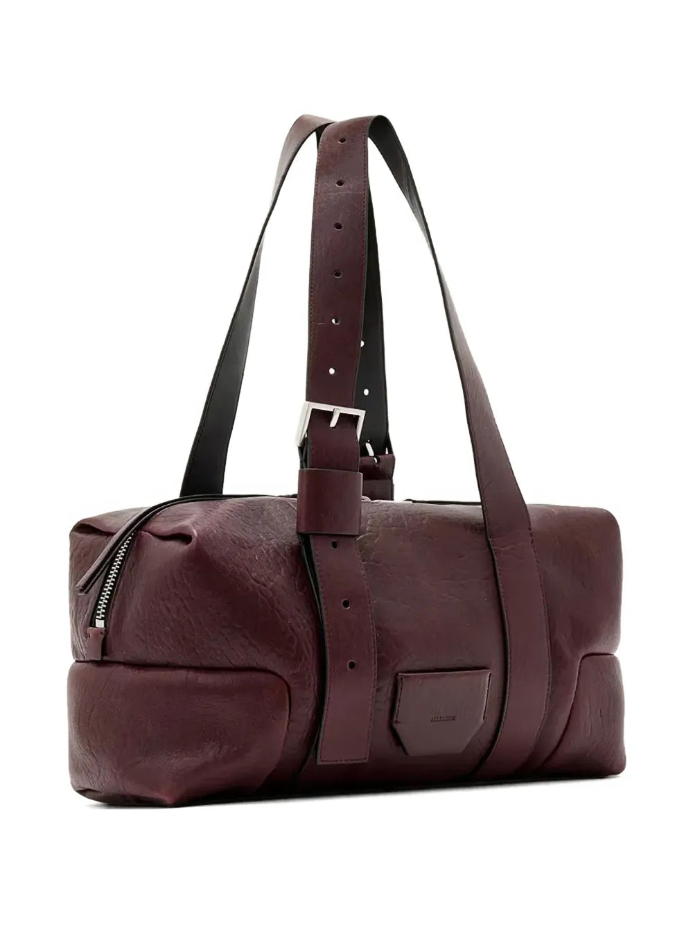 Allsaints Ares Leather Shoulder Bag — Same as shown — Size One Size — Front View