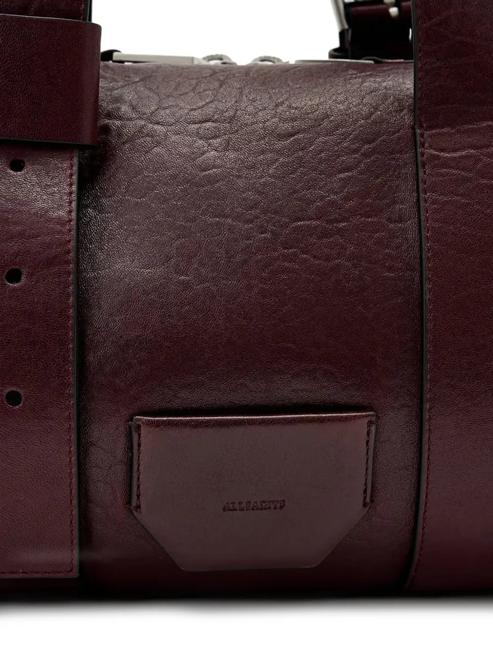 Allsaints Ares Leather Shoulder Bag — Same as shown — Size One Size — Detail View