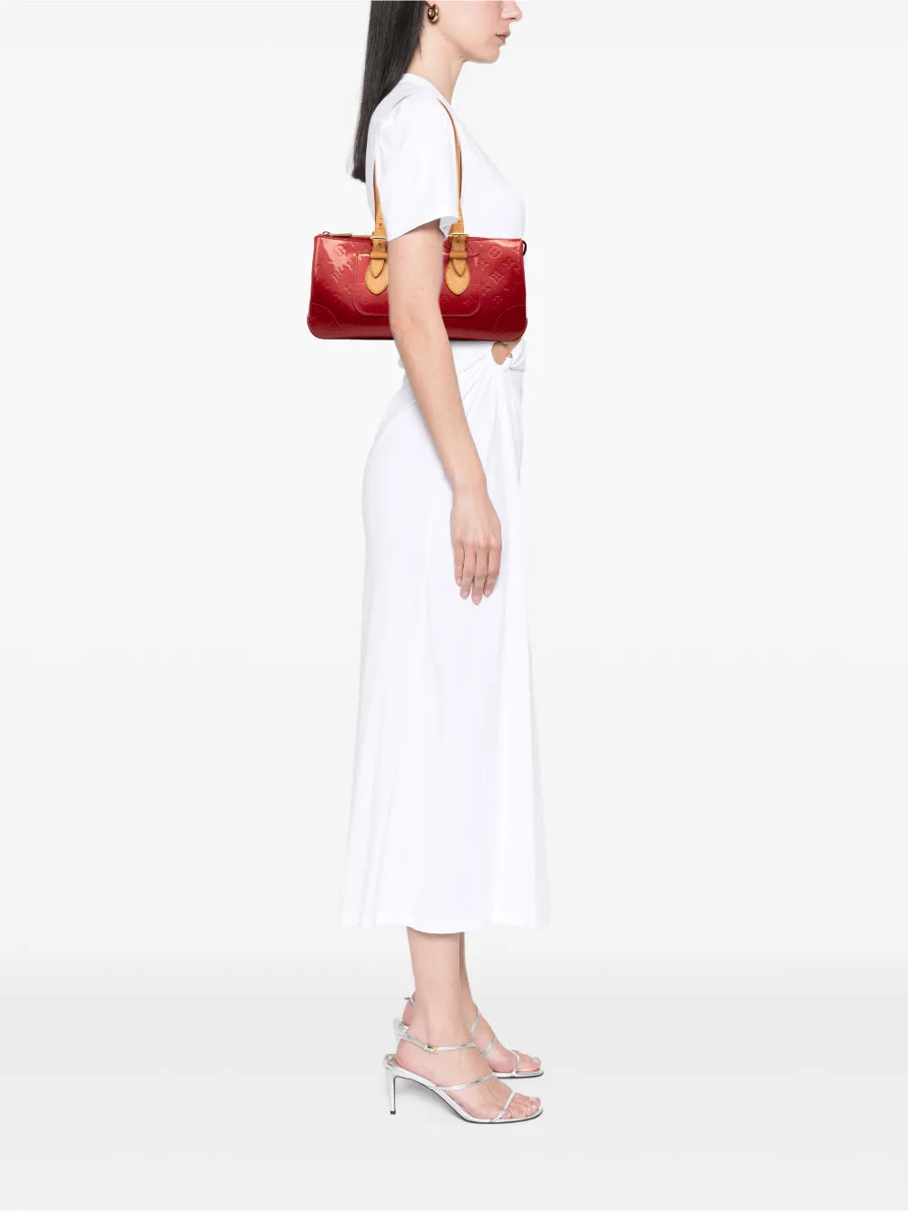 Louis Vuitton Pre Owned 2007 Monogram Vernis Rosewood Avenue Shoulder Bag — Same as shown — Size One Size — Side View