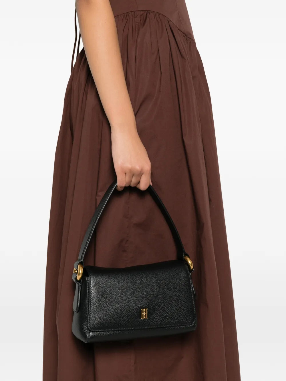 By Malene Birger Logo Plaque Shoulder Bag — Same as shown — Size One Size — Side View