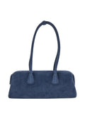Osoi Boat Wide Suede Shoulder Bag — Same as shown — Size One Size — Front View