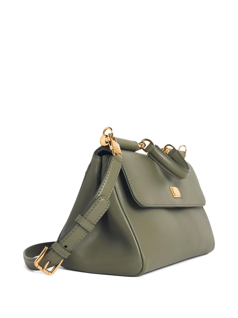 Dolce Gabbana Medium Sicily Leather Tote Bag — Same as shown — Size One Size — Back View
