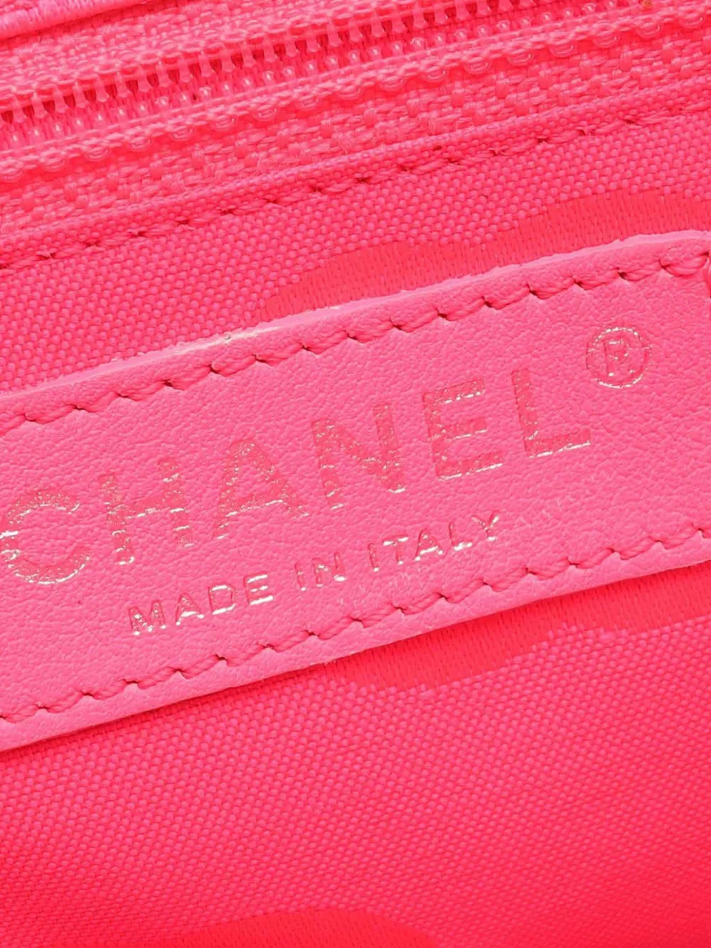 Chanel Pre Owned 2003 2004 Small Lambskin Cambon Ligne Shoulder Bag — Same as shown — Size One Size — Detail View