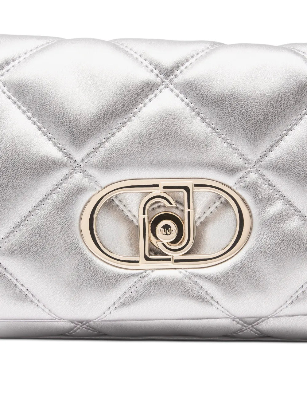 Liu Jo Lapuffy Medium Quilted Logo Shoulder Bag — Same as shown — Size One Size — Top View