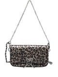 Zadigvoltaire Nano Rock Leopard Effect Shoulder Bag — Same as shown — Size One Size — Front View