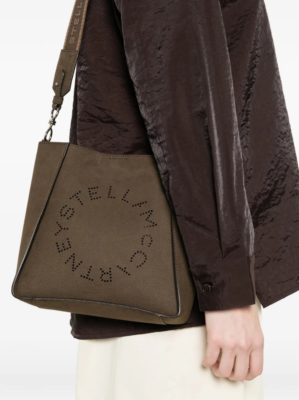 Stella Mccartney Logo Cutout Cross Body Bag — Same as shown — Size One Size — Side View