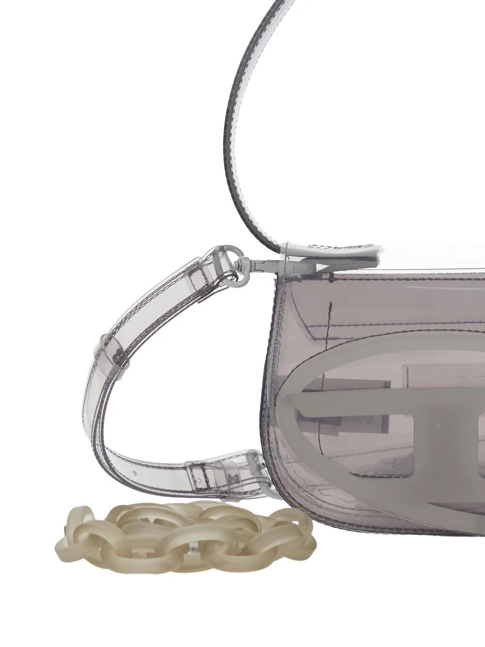 Diesel 1Dr Iconic Logo Tote Bag — Same as shown — Size One Size — Back View