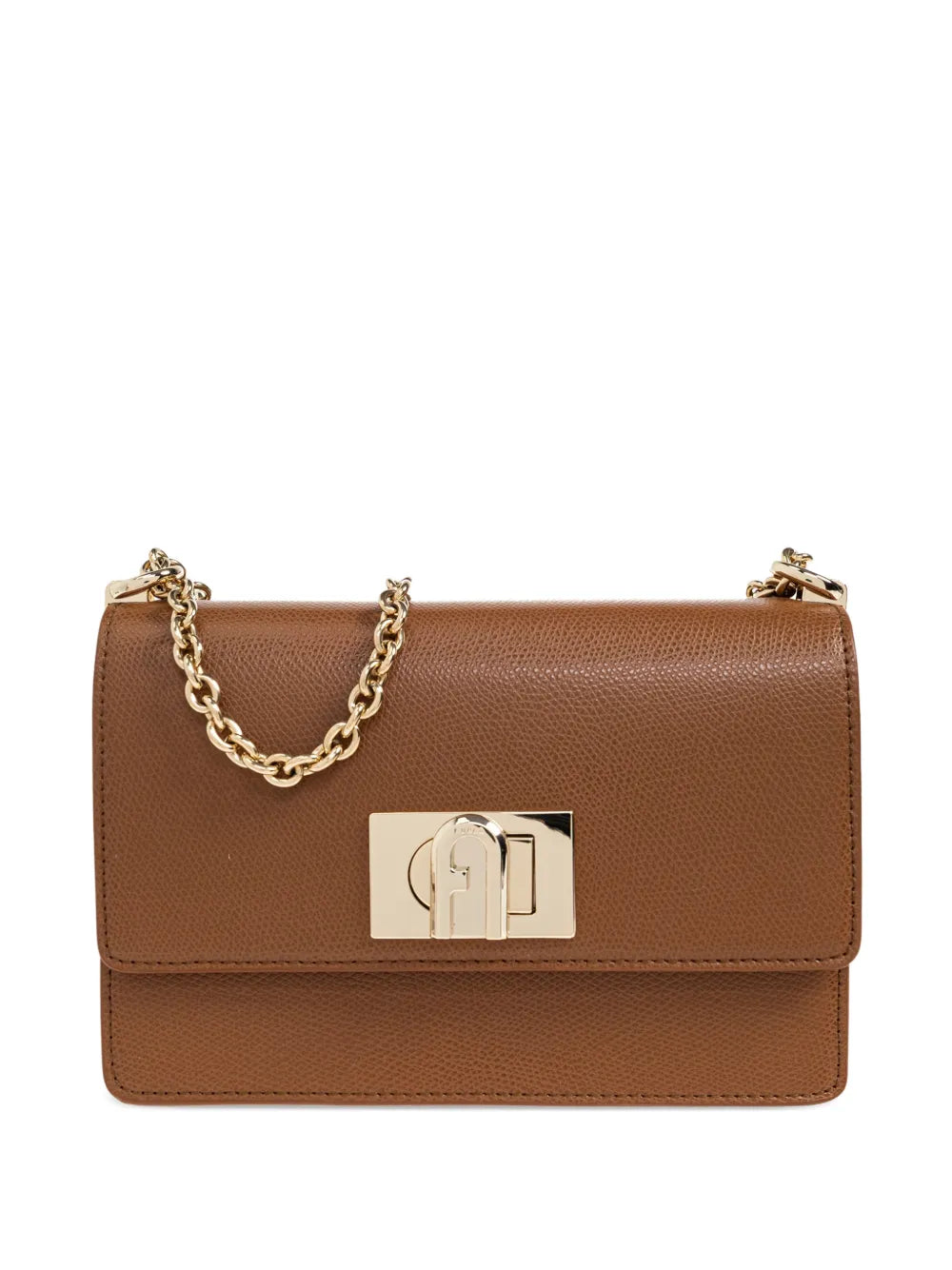 Furla Chain Padlock Tote Bag — Same as shown — Size One Size — Front View