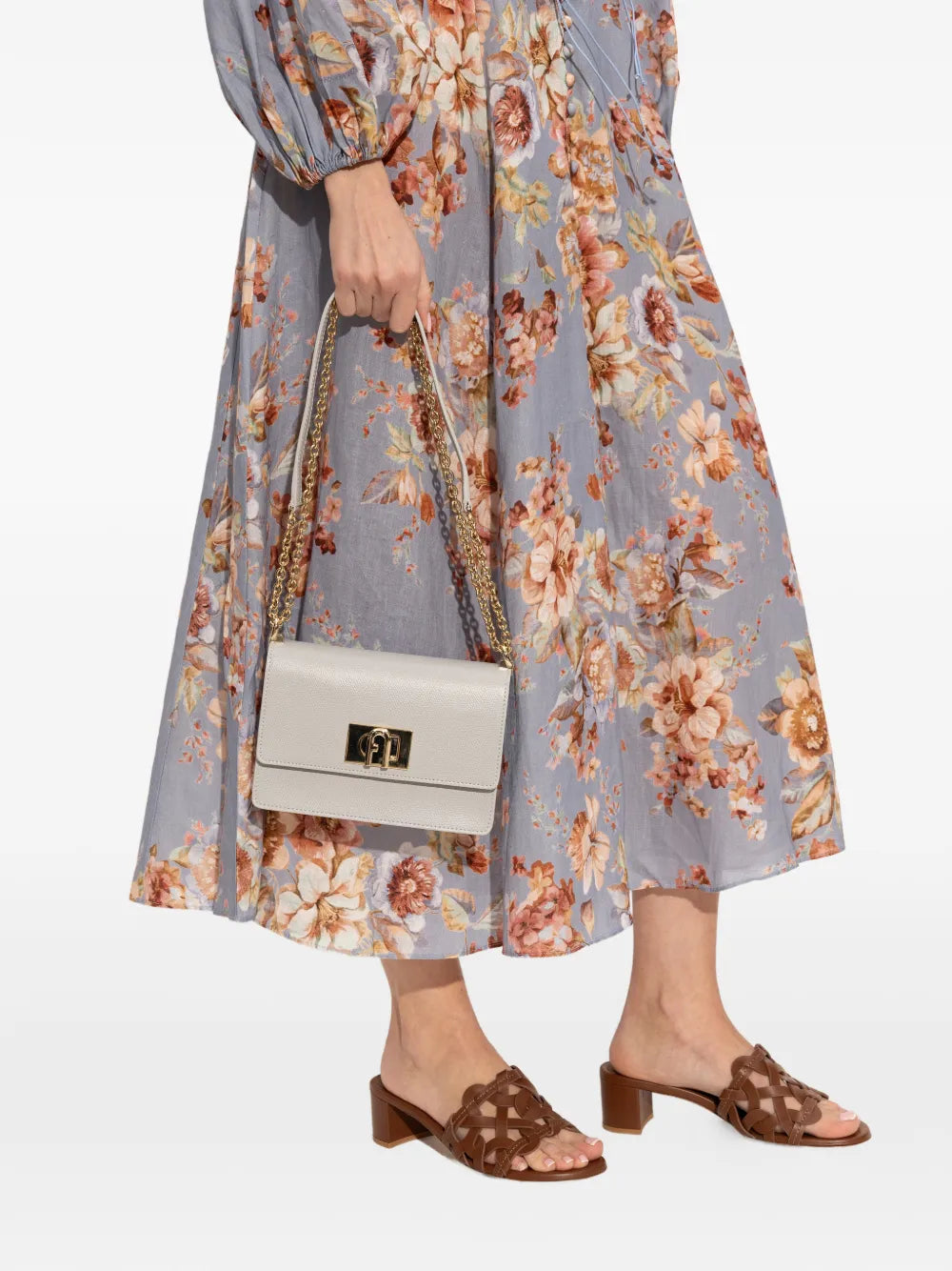 Furla 1927 Leather Tote Bag — Same as shown — Size One Size — Side View