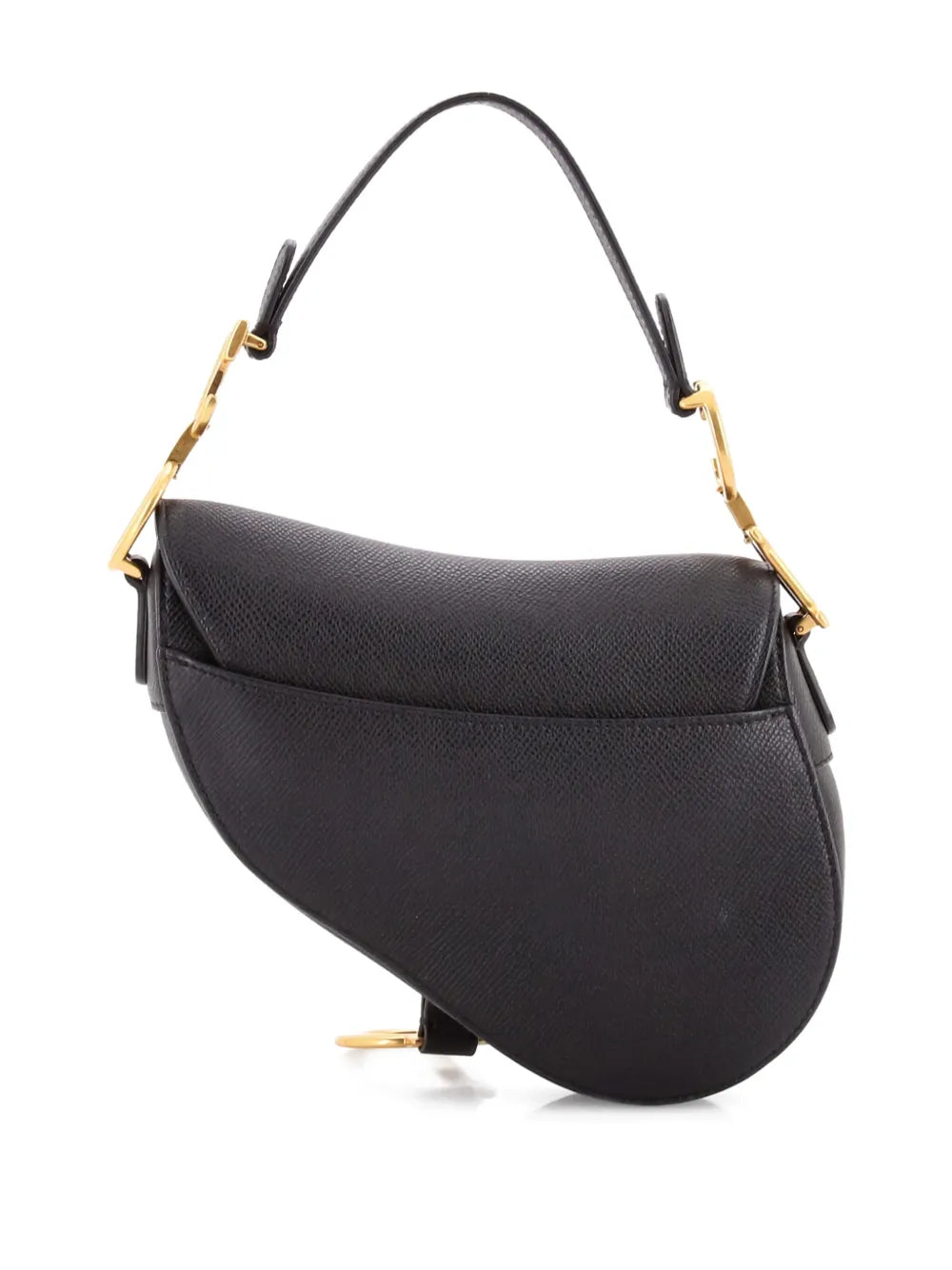 Christian Dior Pre Owned Saddle Handbag Leather Mini Shoulder Bag — Same as shown — Size One Size — Side View