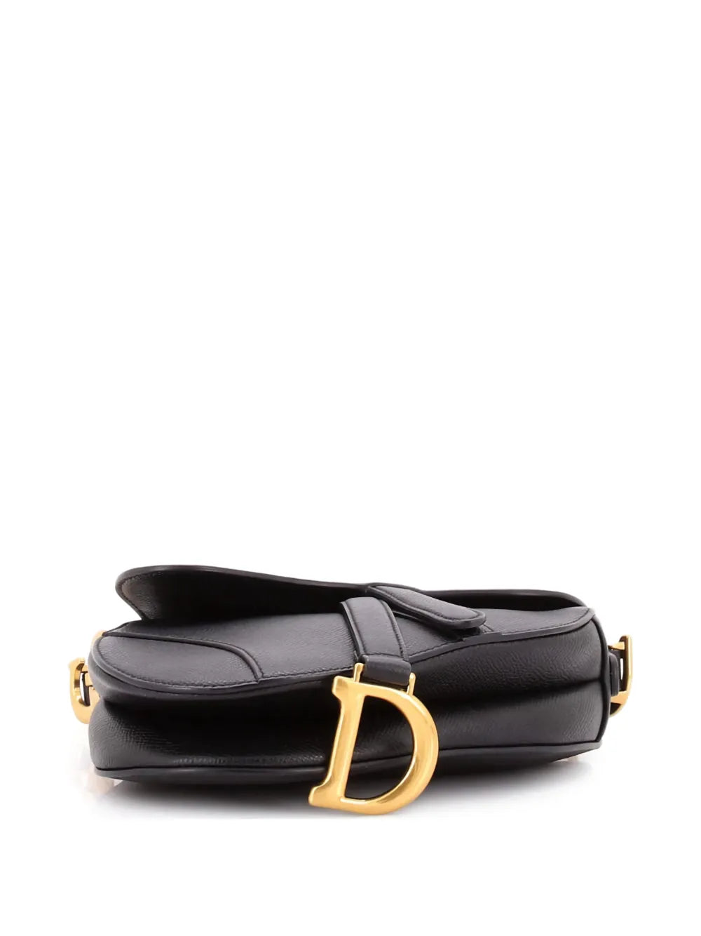 Christian Dior Pre Owned Saddle Handbag Leather Mini Shoulder Bag — Same as shown — Size One Size — Top View