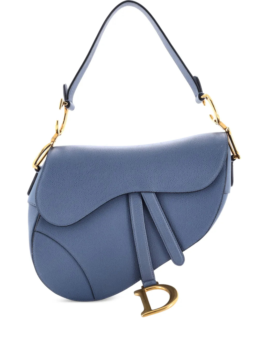Christian Dior Pre Owned Saddle Handbag Leather Medium Shoulder Bag — Same as shown — Size One Size — Front View