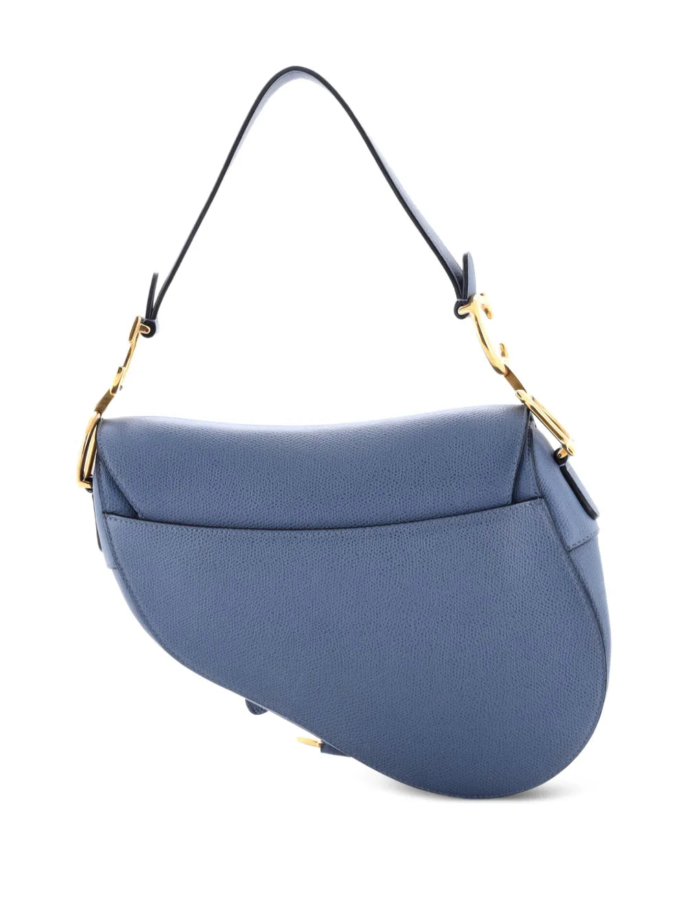 Christian Dior Pre Owned Saddle Handbag Leather Medium Shoulder Bag — Same as shown — Size One Size — Side View