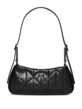 Calvin Klein Quilted Logo Plaque Shoulder Bag — Same as shown — Size One Size — Front View