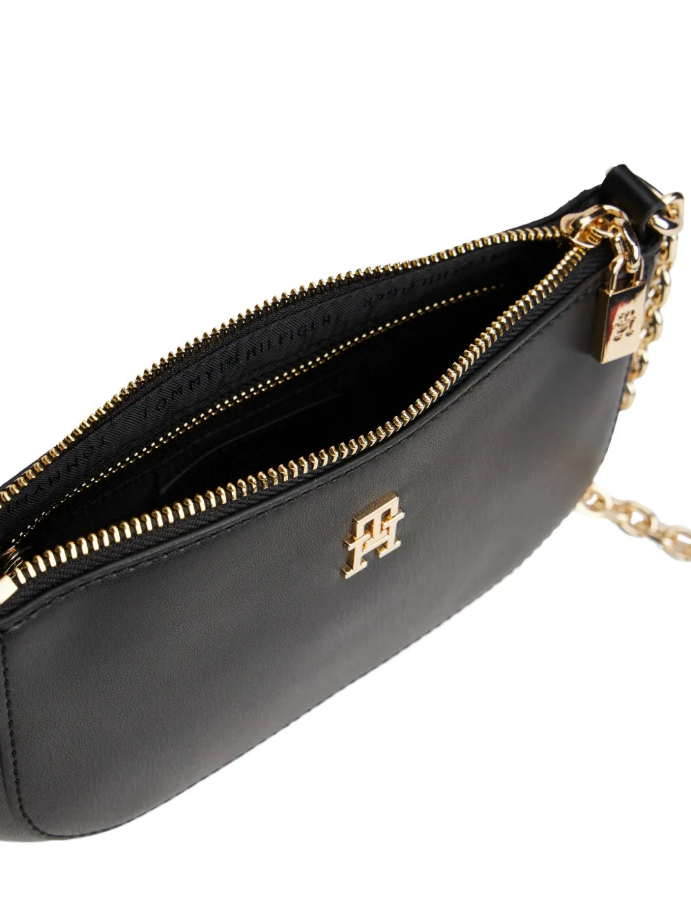 Tommy Hilfiger Chain Strap Logo Detail Shoulder Bag — Same as shown — Size One Size — Top View