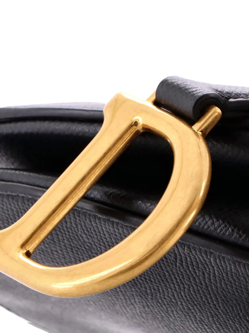 Christian Dior Pre Owned Saddle Handbag Leather Medium Shoulder Bag — Same as shown — Size One Size — Detail View