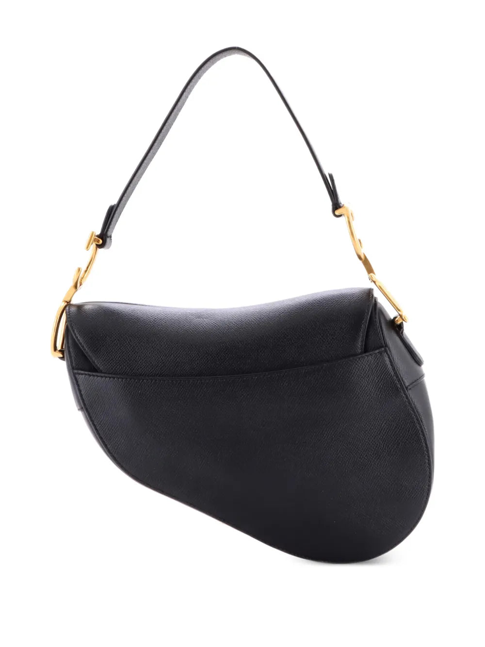 Christian Dior Pre Owned Saddle Handbag Leather Medium Shoulder Bag — Same as shown — Size One Size — Side View