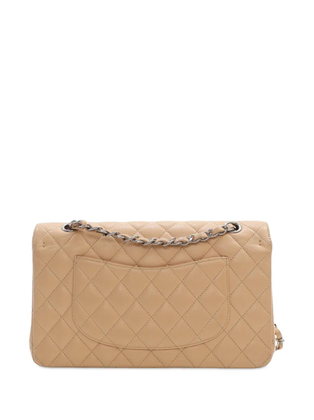 Chanel Pre Owned 2010 2011 Medium Classic Caviar Double Flap Shoulder Bag — Same as shown — Size One Size — Top View