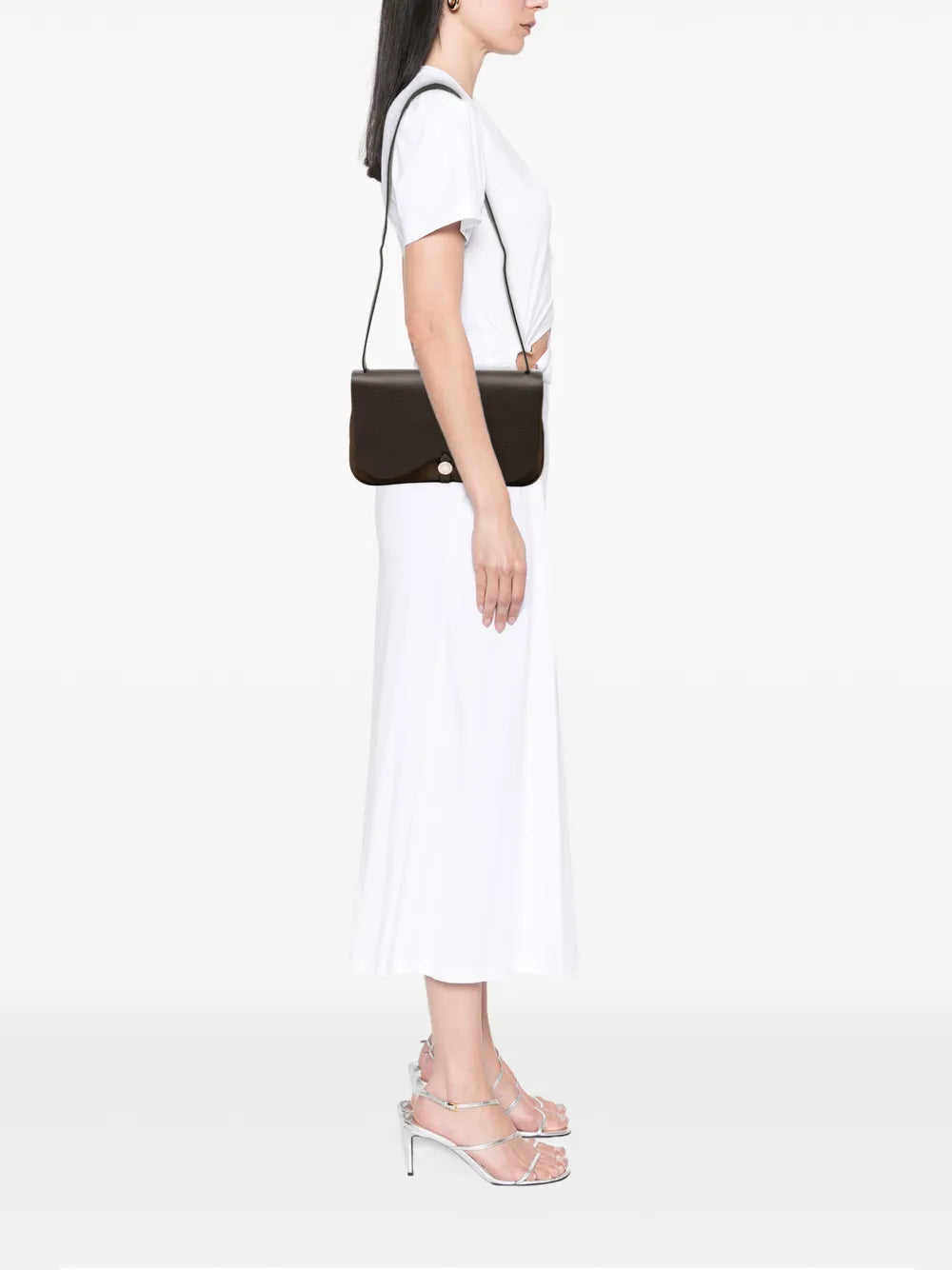 Hermes Pre Owned 2005 Vache Liege And Toile Sac Colorado Pm Shoulder Bag — Same as shown — Size One Size — Side View