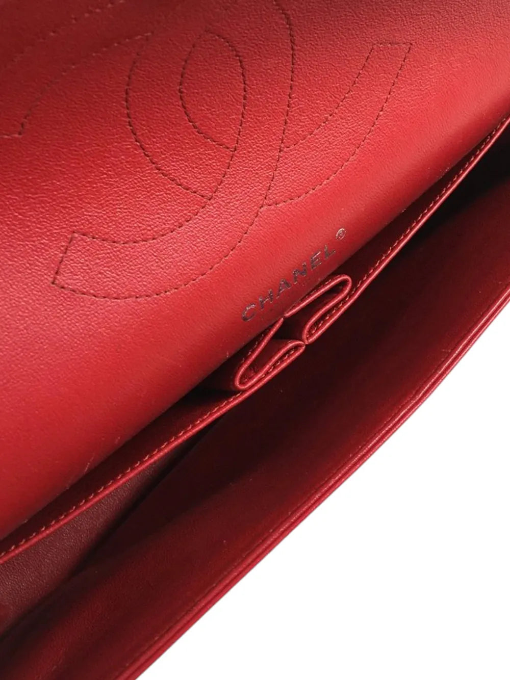 Chanel Pre Owned 2012 2013 Jumbo Classic Lambskin Double Flap Shoulder Bag — Same as shown — Size One Size — Lifestyle View