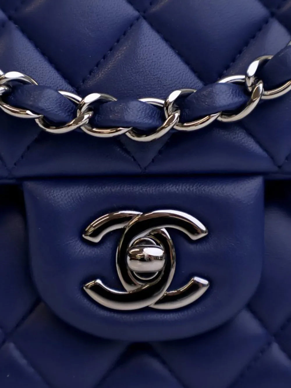 Chanel Pre Owned 2016 2017 Medium Classic Lambskin Double Flap Shoulder Bag — Same as shown — Size One Size — Lifestyle View