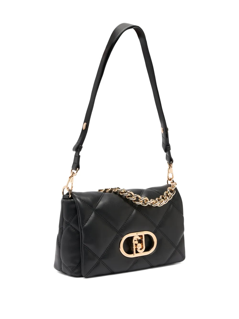 Liu Jo Lapuffy Quilted Logo Shoulder Bag — Same as shown — Size One Size — Back View