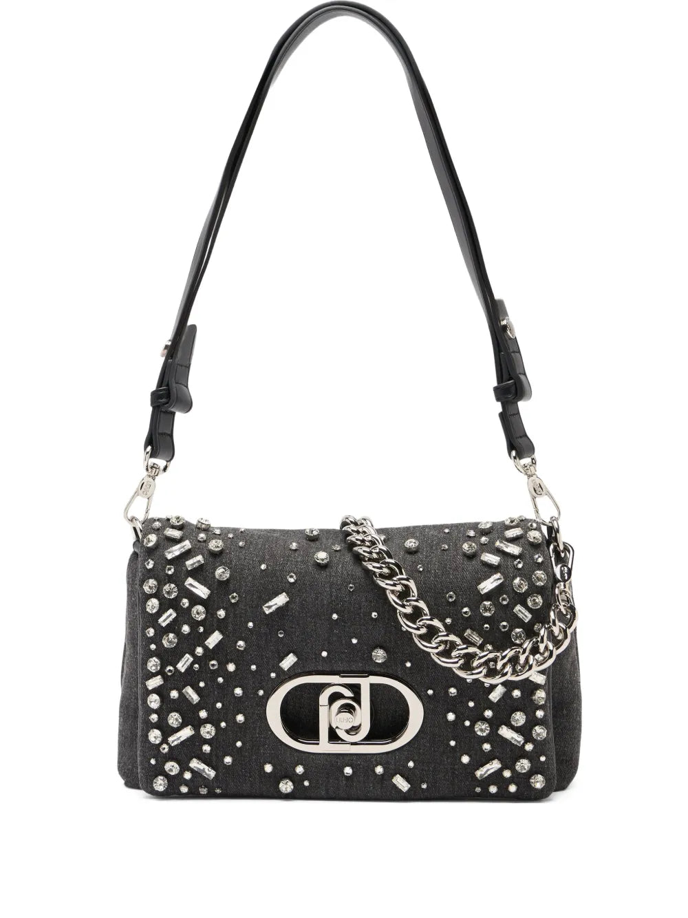 Liu Jo Quilted Jewel Cross Body Bag — Same as shown — Size One Size — Front View