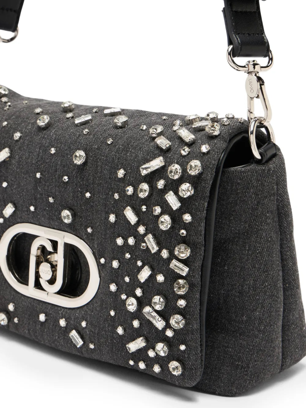 Liu Jo Quilted Jewel Cross Body Bag — Same as shown — Size One Size — Top View