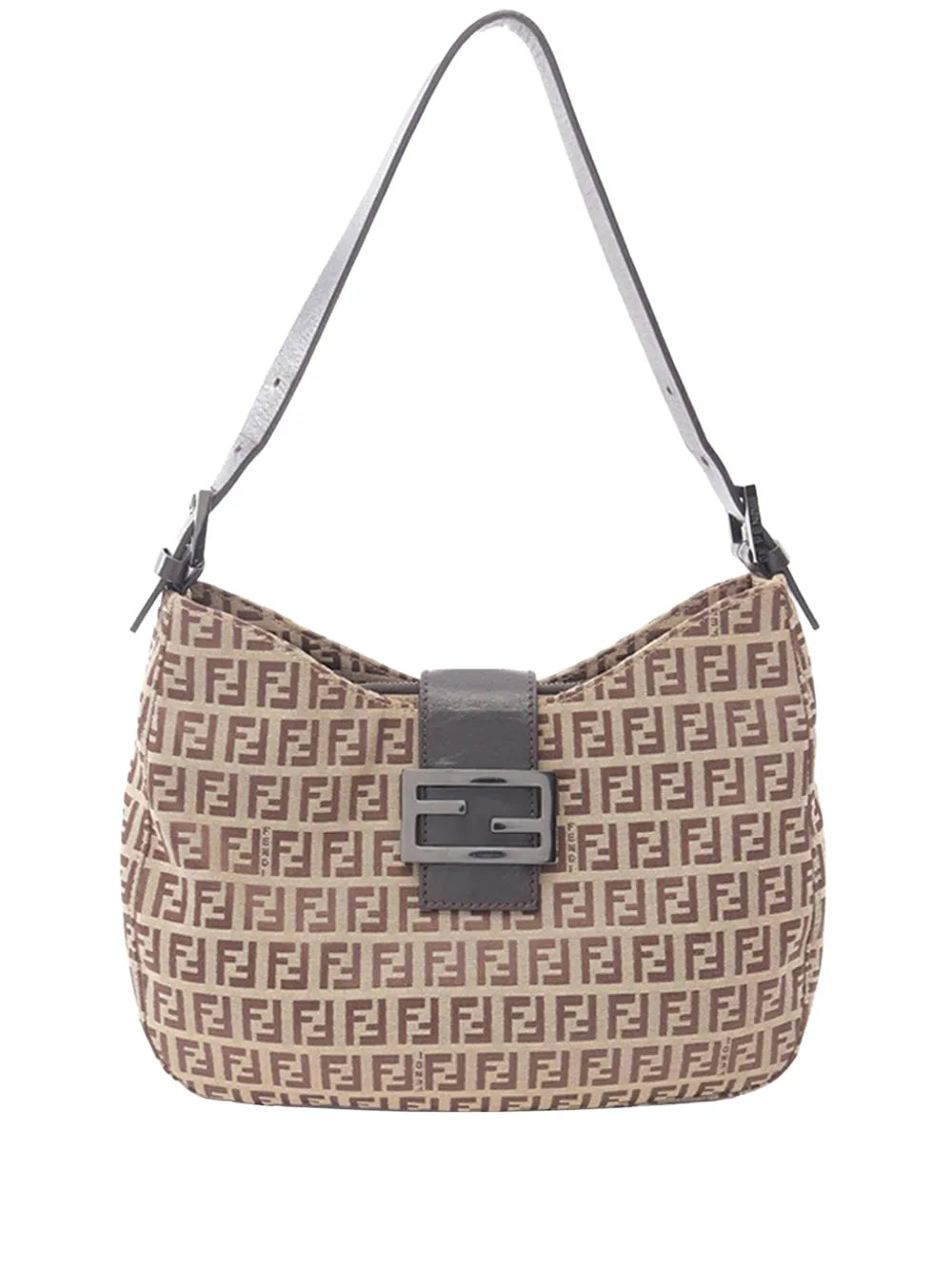 Fendi Pre Owned 2000 2010 Zucchino Canvas Shoulder Bag — Same as shown — Size One Size — Front View