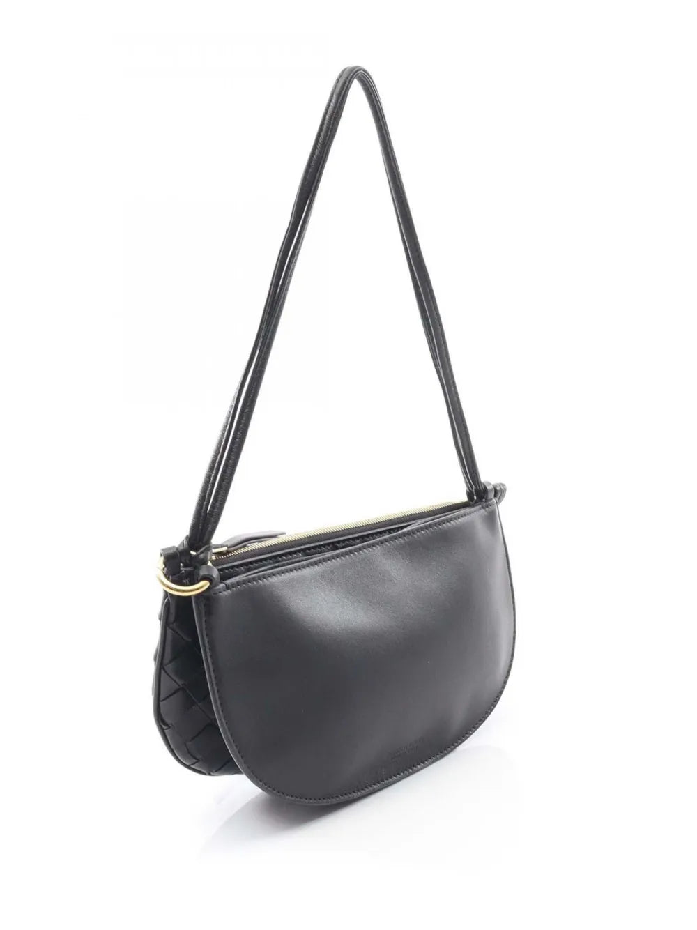 Bottega Veneta Pre Owned 2012 2025 Small Lambskin Intrecciato Gemelli Double Pouch Shoulder Bag — Same as shown — Size One Size — Back View