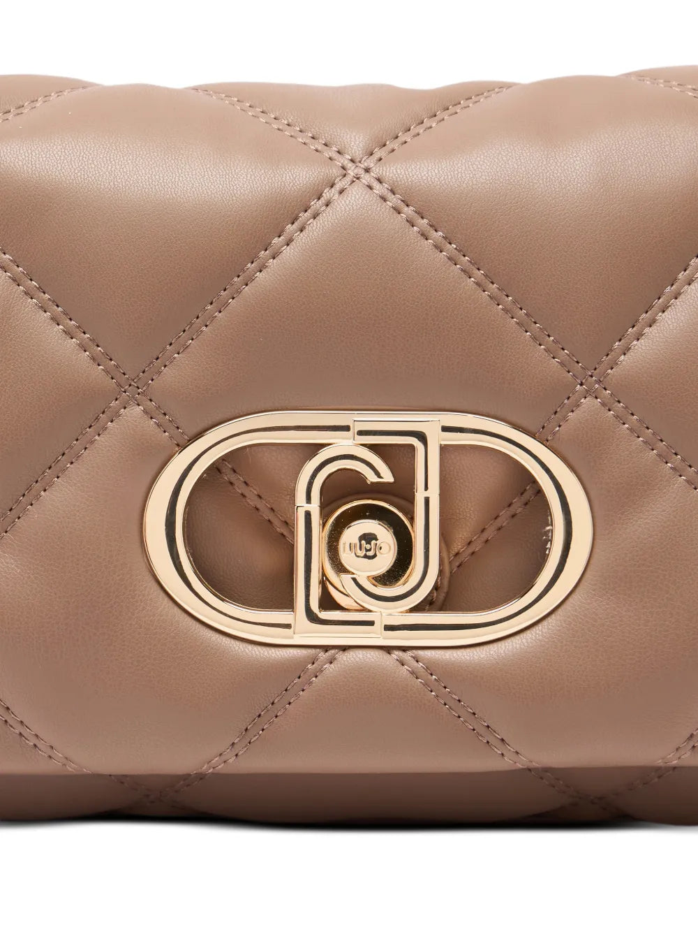 Liu Jo Lapuffy Quilted Metal Logo Shoulder Bag — Same as shown — Size One Size — Top View