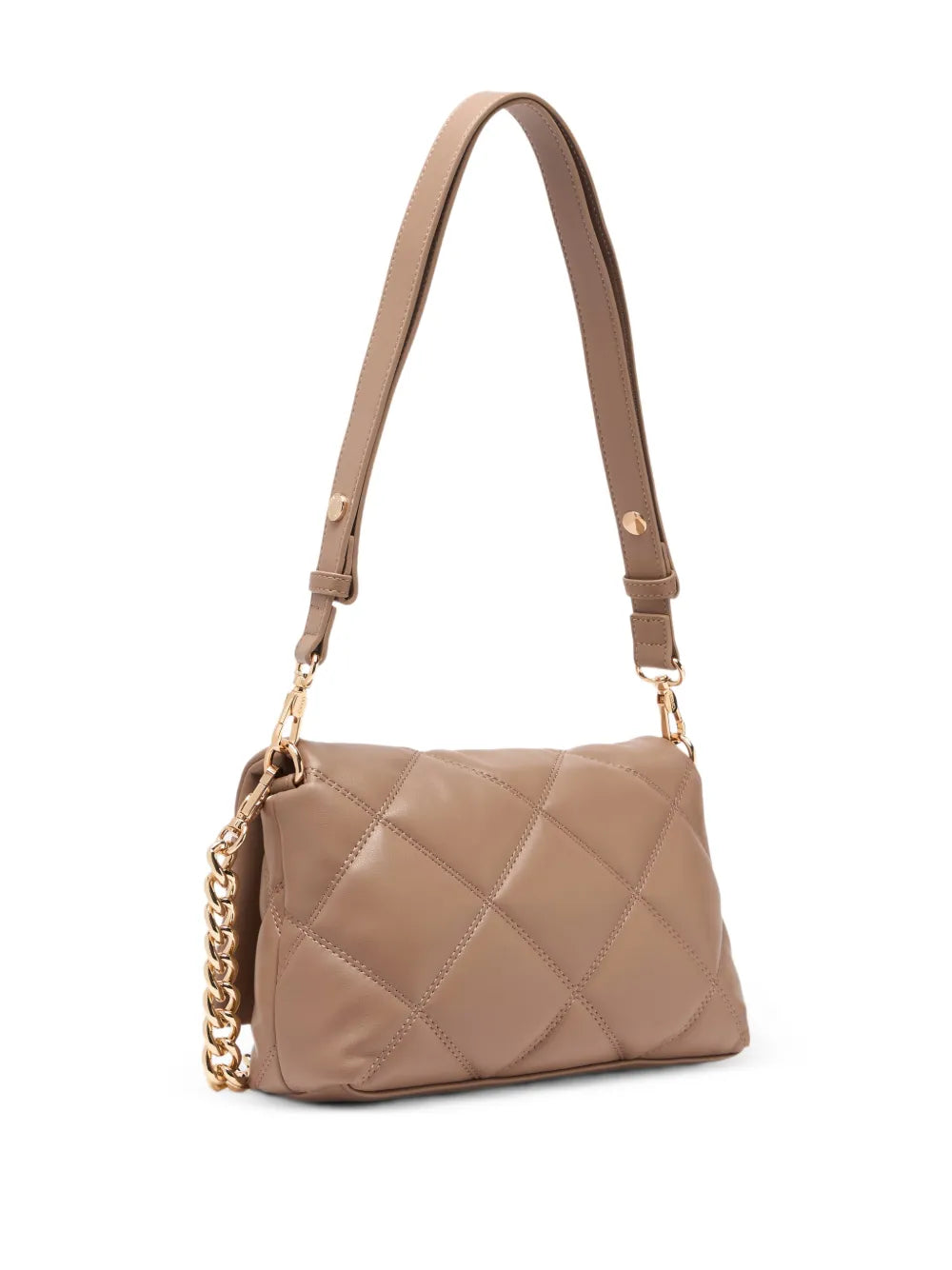 Liu Jo Lapuffy Quilted Metal Logo Shoulder Bag — Same as shown — Size One Size — Side View