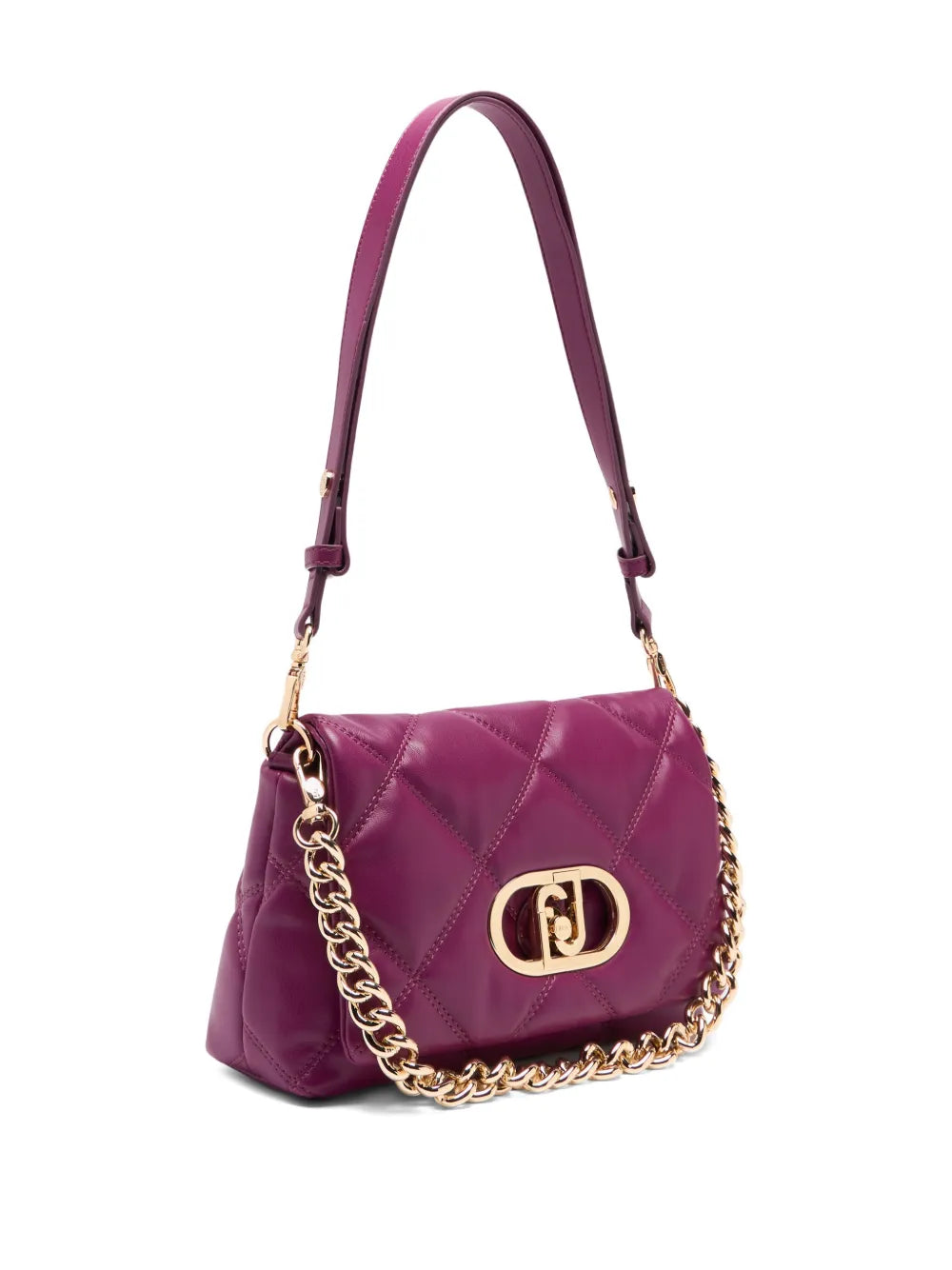 Liu Jo Lapuffy Quilted Metal Logo Bag — Same as shown — Size One Size — Back View