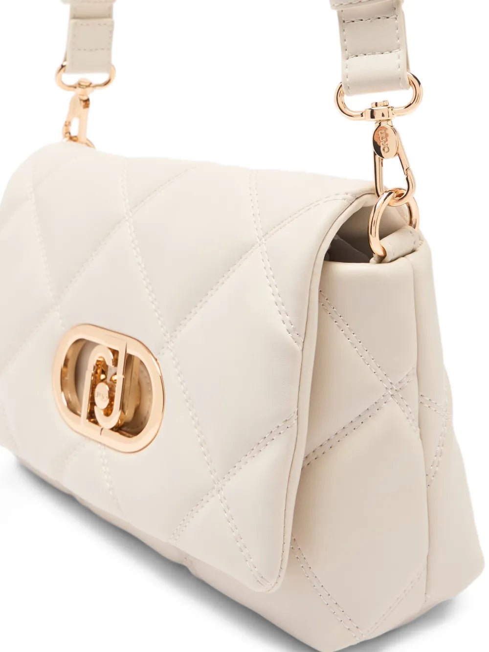 Liu Jo Lapuffy Logo Plaque Shoulder Bag — Same as shown — Size One Size — Detail View