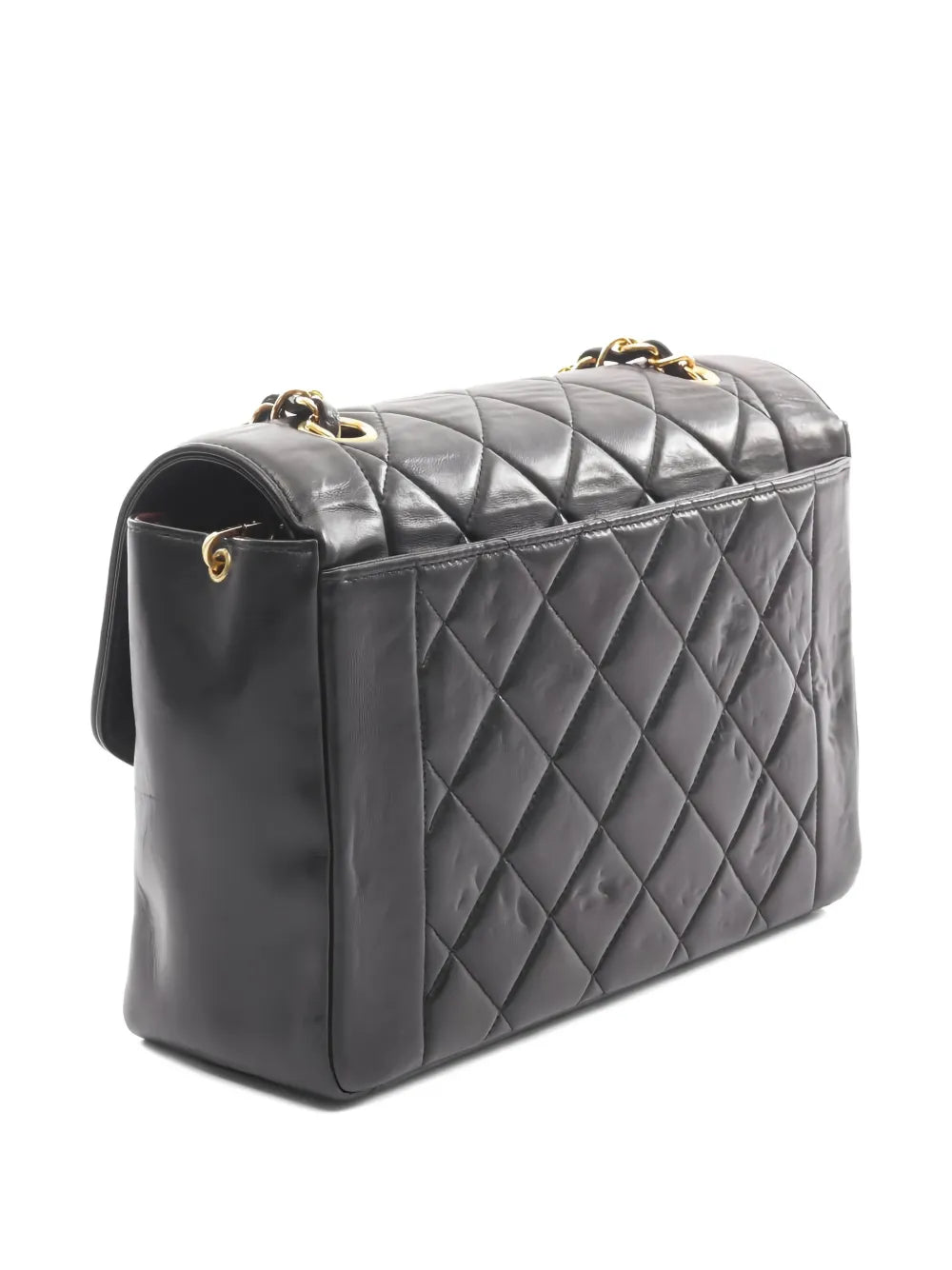 Chanel Pre Owned Diana Flap Matelasse Quilting Chain Strap Shoulder Bag — Same as shown — Size One Size — Side View