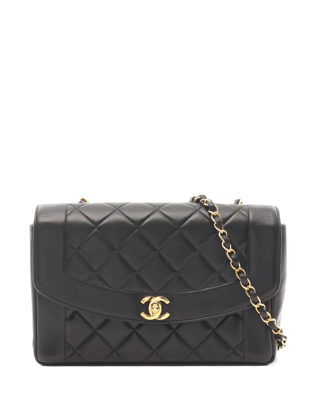 Chanel Pre Owned Diana Flap Matelasse Quilting Chain Strap Shoulder Bag — Same as shown — Size One Size — Front View