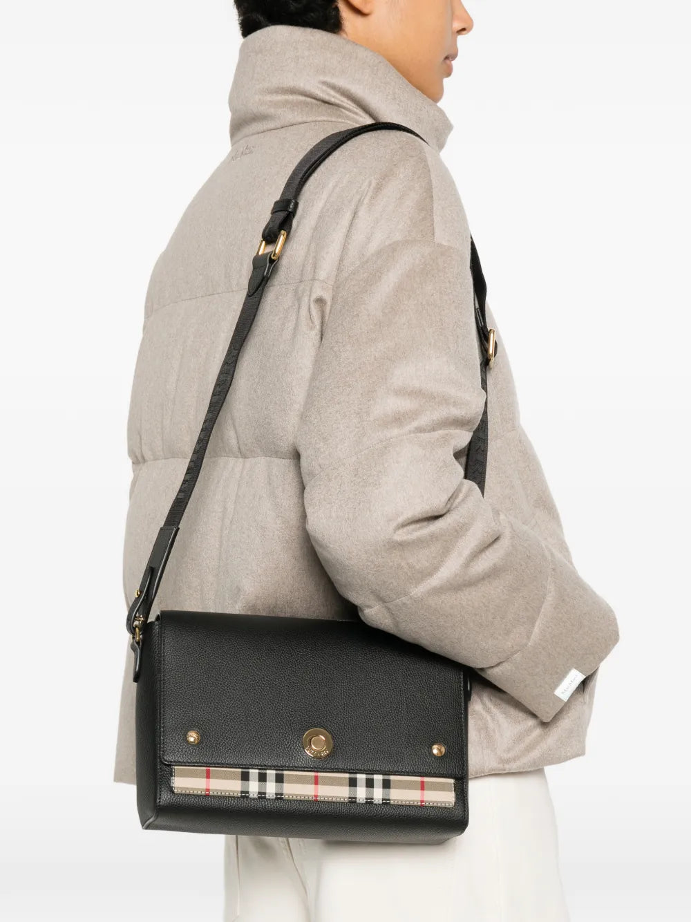 Burberry Check Shouldert Bag — Same as shown — Size One Size — Side View