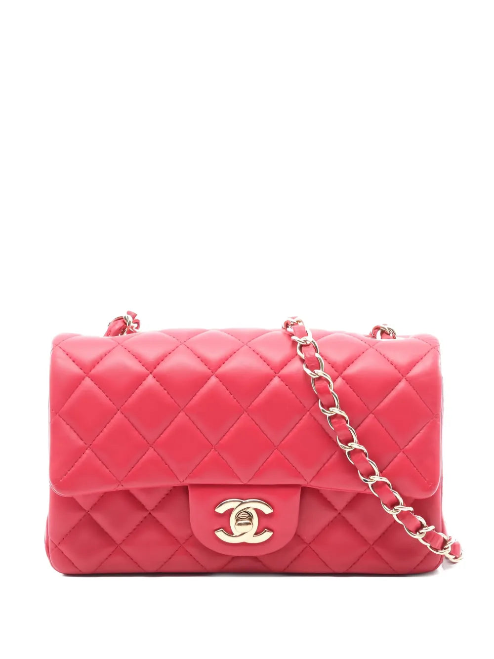 Chanel Pre Owned 2015 2016 Mini Matelasse 20 Shoulder Bag — Same as shown — Size One Size — Front View